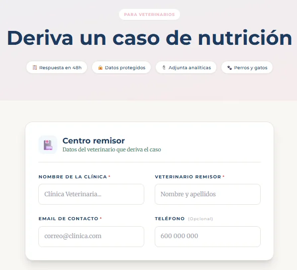 Sistema de derivación - Centro remisor