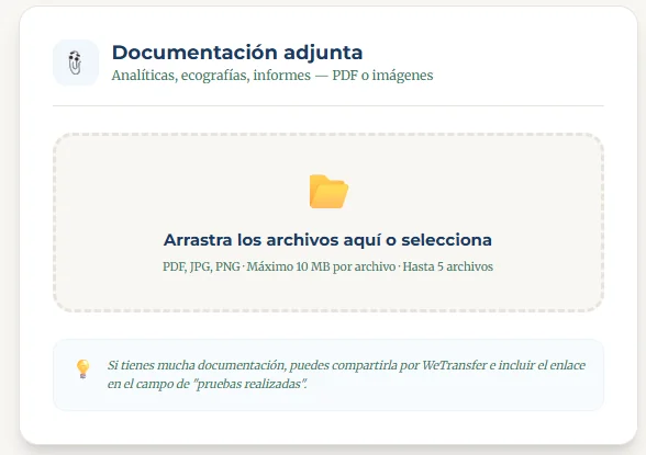 Sistema de derivación - Documentación adjunta