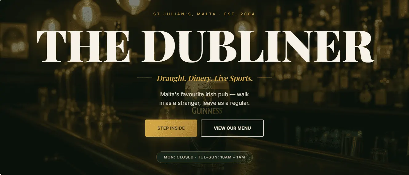 The Dubliner Malta